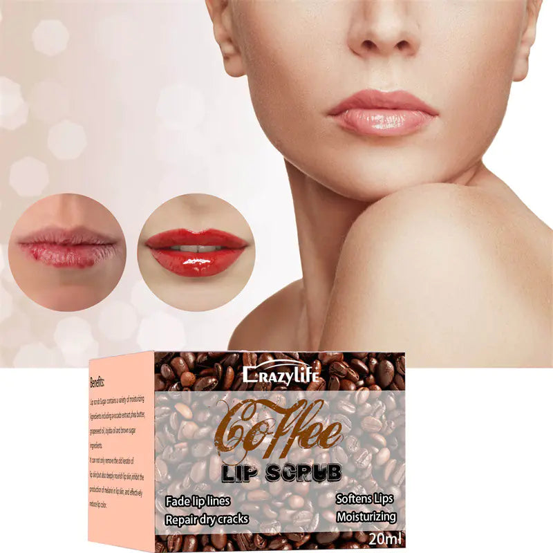 Coffee Lip Scrub for Moisturizing Care