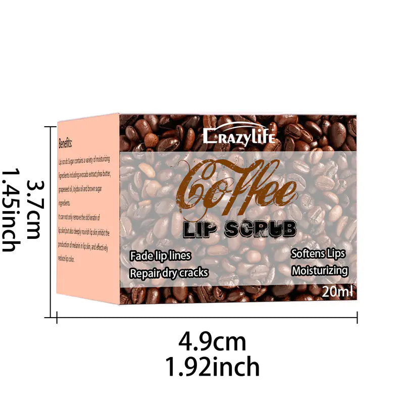 Coffee Lip Scrub for Moisturizing Care